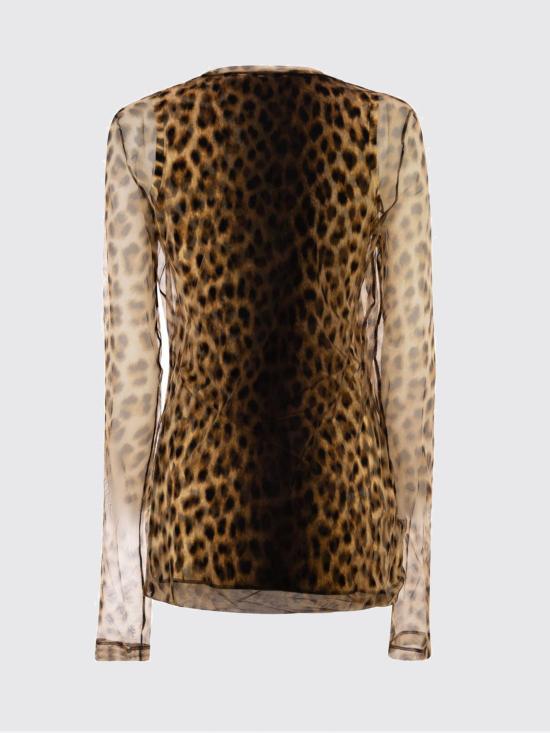 26SS 스포트막스 긴팔 티셔츠 2612941072600 001 Brown - SPORTMAX