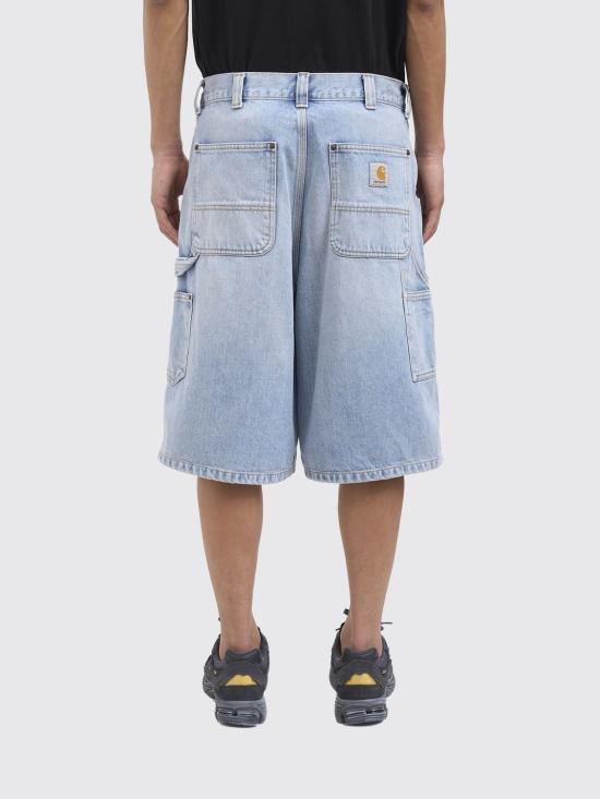 26SS 칼하트 WIP OG 더블 니 쇼츠 I036590 01WU Gnawed Blue - CARHARTT WIP