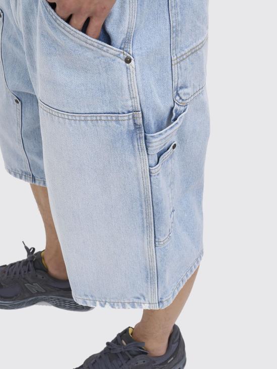 26SS 칼하트 WIP OG 더블 니 쇼츠 I036590 01WU Gnawed Blue - CARHARTT WIP