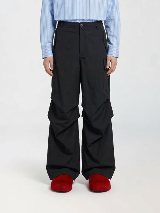 26SS 마르니 스트레이트 팬츠 PUMU0247S0UTP789 00N99 Black