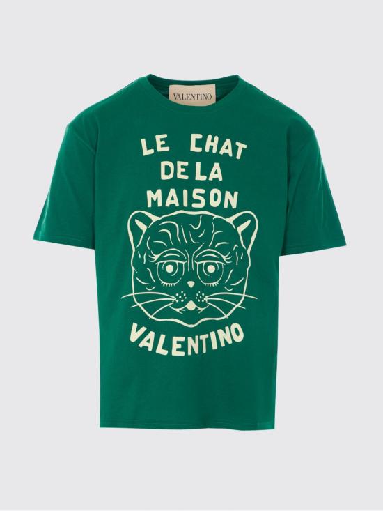 26SS 발렌티노 가라바니 반팔 티셔츠 MG16PB32 C9C Green - VALENTINO GARAVANI