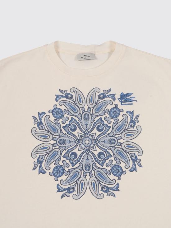 26SS [키즈] 에트로 티셔츠 GY8P51Z3672 102CE White - ETRO