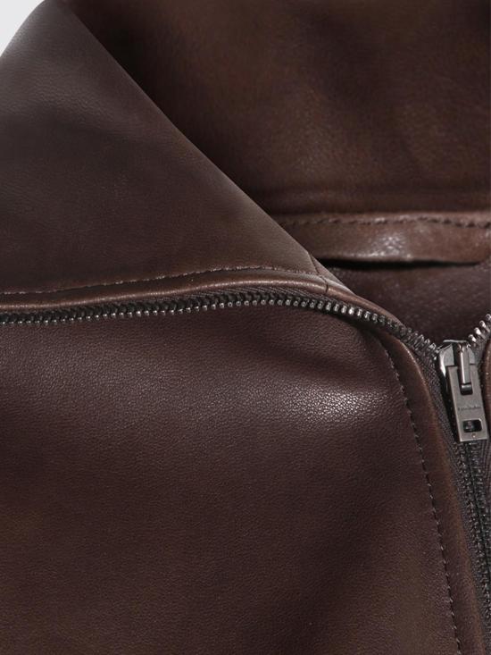 26SS 아크네 스튜디오 가죽 자켓 A70201 ADM Brown - ACNE STUDIOS