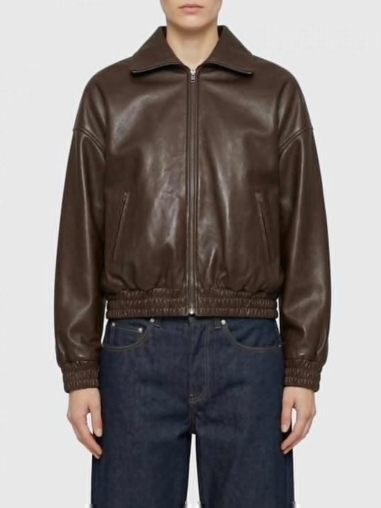 26SS 아크네 스튜디오 가죽 자켓 A70201 ADM Brown