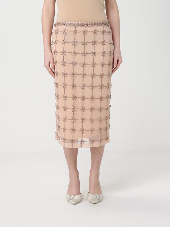 26SS 핑코 미디 스커트 106031A32B ZN6 Nude