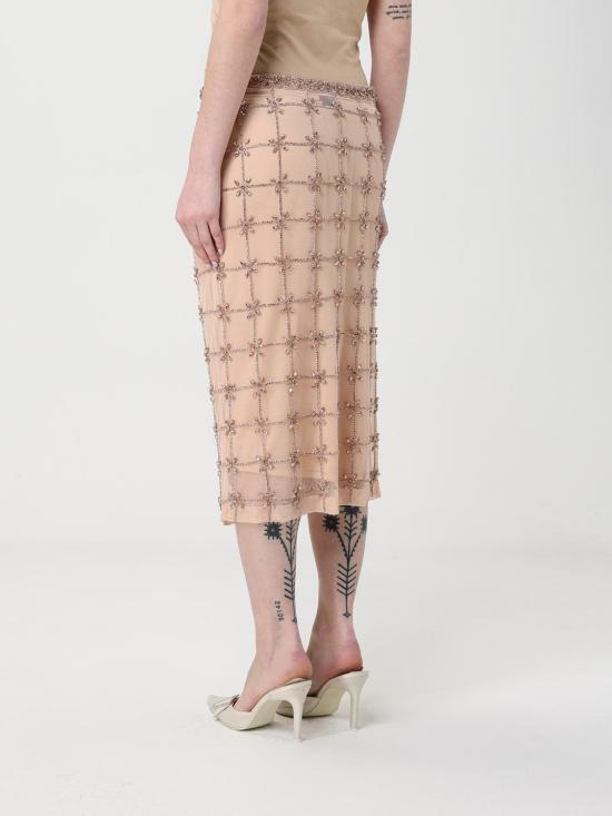 26SS 핑코 미디 스커트 106031A32B ZN6 Nude - PINKO