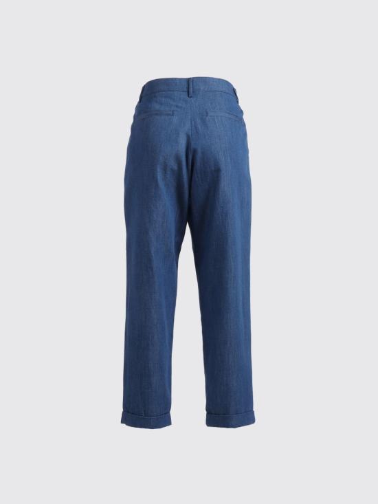 26SS [키즈] 발망 스트레이트 팬츠 BY6R50P0588 625 Blue - BALMAIN