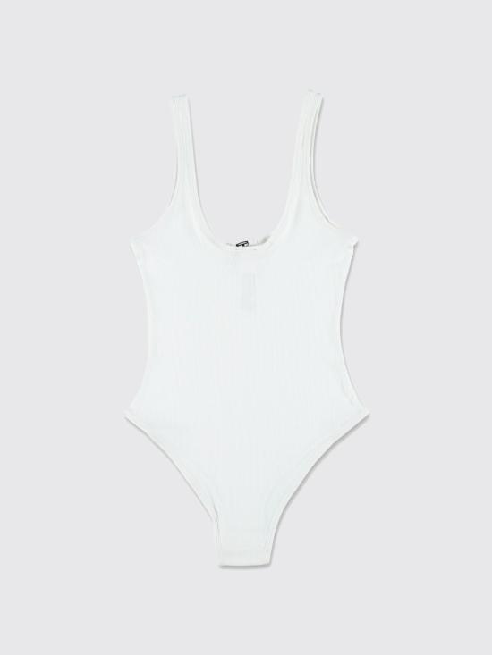 26SS 디젤 원피스 수영복 A215820LKAR 100 White - DIESEL