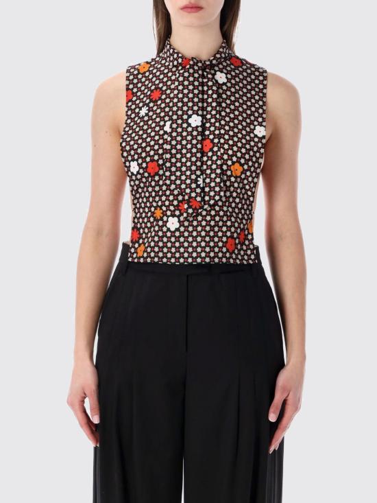 26SS MM6 메종마르지엘라 민소매 티셔츠 S62TH0054M35909 001S Black