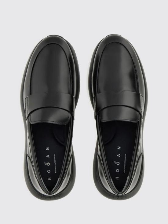 26SS 호간 로퍼 HXM7090FZ30U1M B999 Black - HOGAN