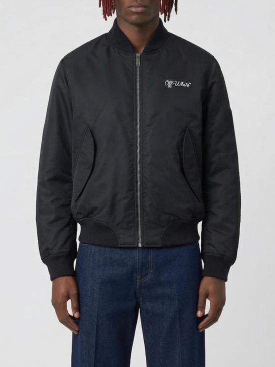 26SS 오프화이트 자켓 OMEH05EC99FAB002 1001 Black