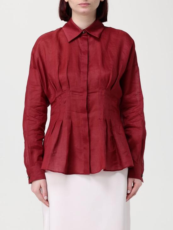 26SS 막스마라 스튜디오 셔츠 2616111042600 066 Brick Red