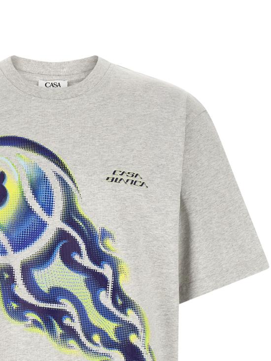 26SS 카사블랑카 반팔 티셔츠 MSP26JTS04402 - CASABLANCA