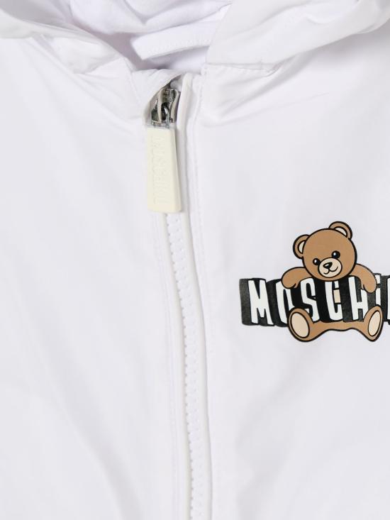 26SS [키즈] 모스키노 코트 MUS033L3A39 10101 White - MOSCHINO