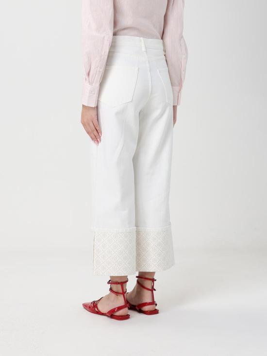 26SS 토리버치 데님 팬츠 183553 100 White - TORY BURCH