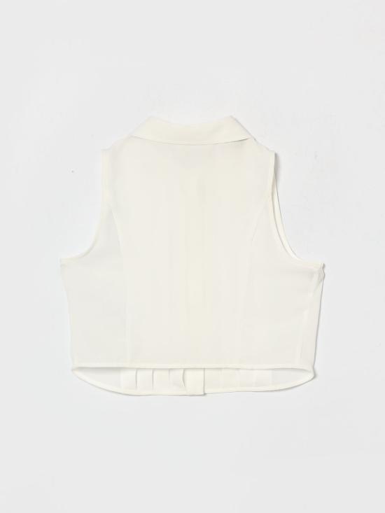 26SS [키즈] 미스블루마린 셔츠 BFCA0270GA026 0000 Yellow Cream - MISS BLUMARINE