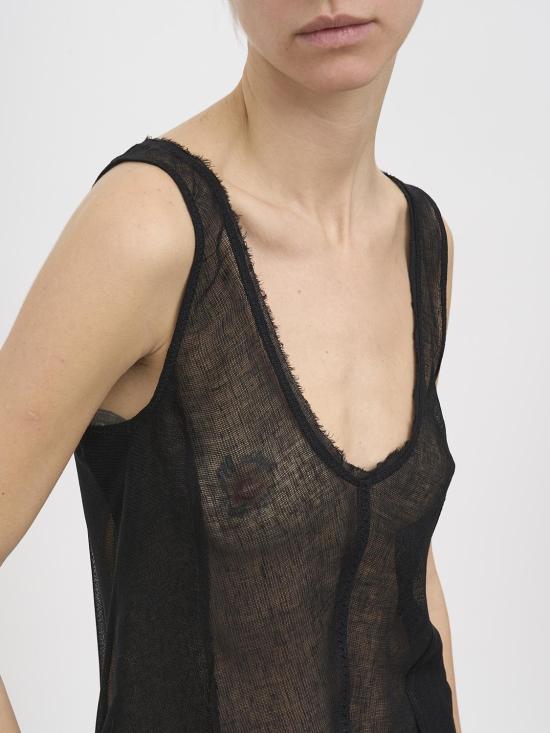 26SS 예후아판 민소매 티셔츠 N1041 Black - YEHUAFAN