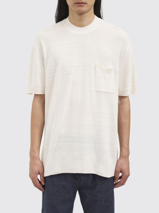 26SS 파올로페코라 반팔 티셔츠 A023F600 1102 White