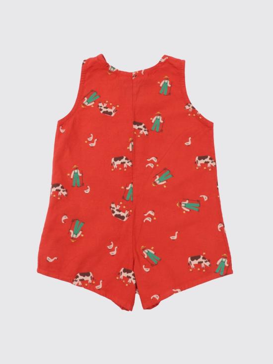 26SS [키즈] 보보쇼즈 트레이닝 웨어 B126AB079 611 Red - BOBO CHOSES