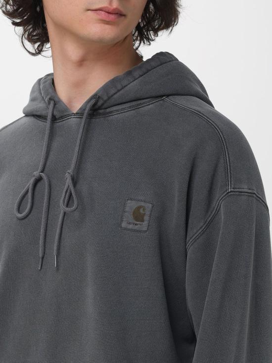 26SS 칼하트 WIP 후드 넬슨 스웨트셔츠 I029963 89GD Black - CARHARTT WIP