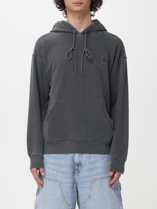 26SS 칼하트 WIP 후드 넬슨 스웨트셔츠 I029963 89GD Black