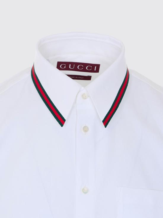 26SS 구찌 셔츠 814560Z7AVS 9000 White - GUCCI