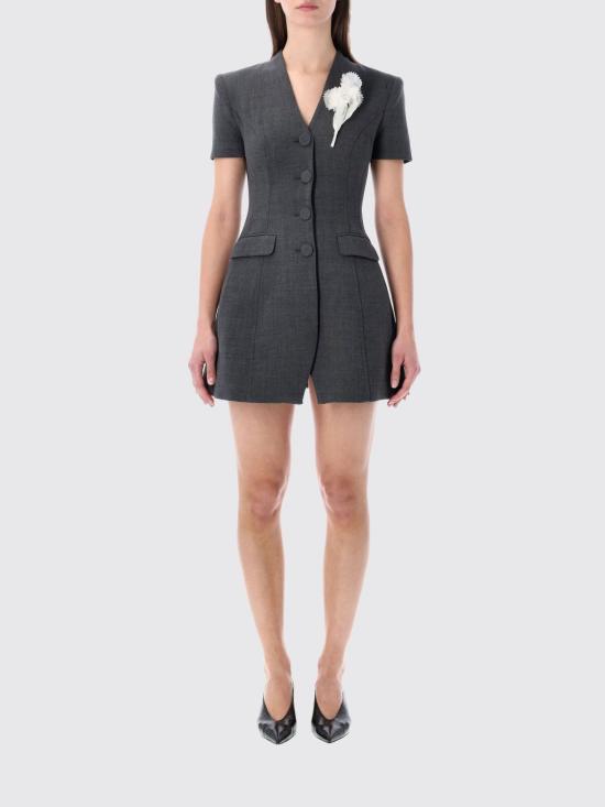 26SS 셀프 포트레이트 롱 원피스 RS26160SGR Grey