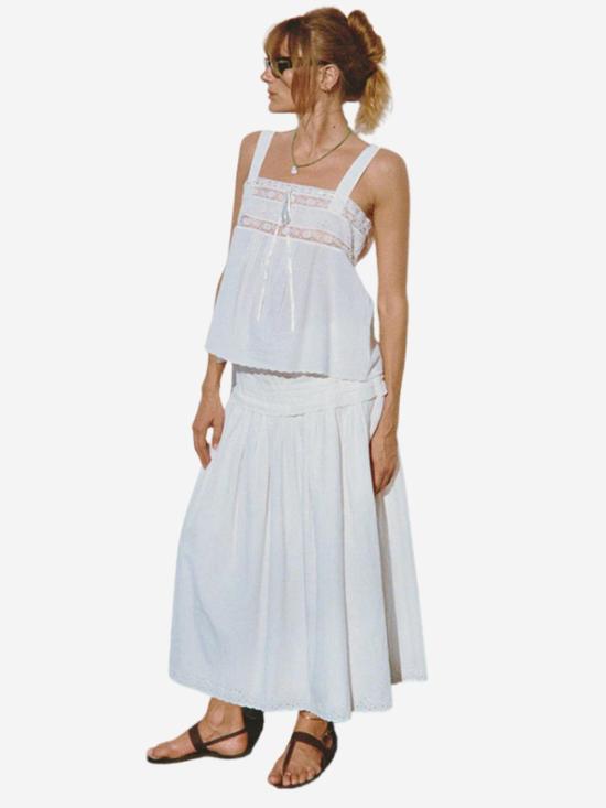  차오 루시아 미디 스커트 이라티 스커트 스커트 - CIAO LUCIA