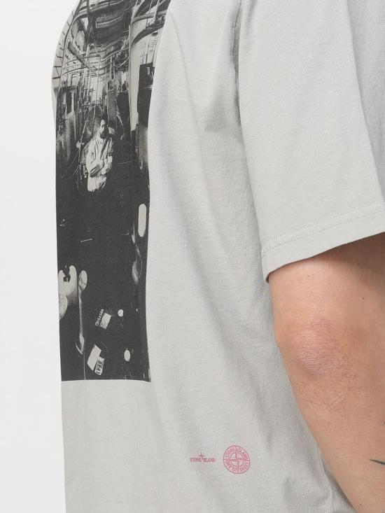 26SS 스톤 아일랜드 반팔 티셔츠 2100001S0374 V0061 Grey - STONE ISLAND