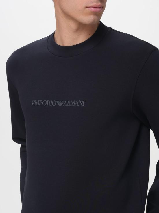 26SS 엠포리오 아르마니 긴팔 티셔츠 EM004541AF10013 MB563 Blue - EMPORIO ARMANI