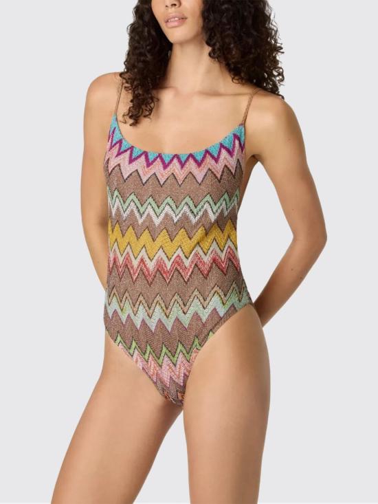 26SS 미소니 원피스 수영복 MC25SP01BR014K SM9YK Multicolor - MISSONI