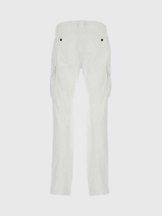 26SS 씨피 컴퍼니 스트레치 새틴 카고 팬츠 RSCMPA743A005694G 103 White - C.P. COMPANY