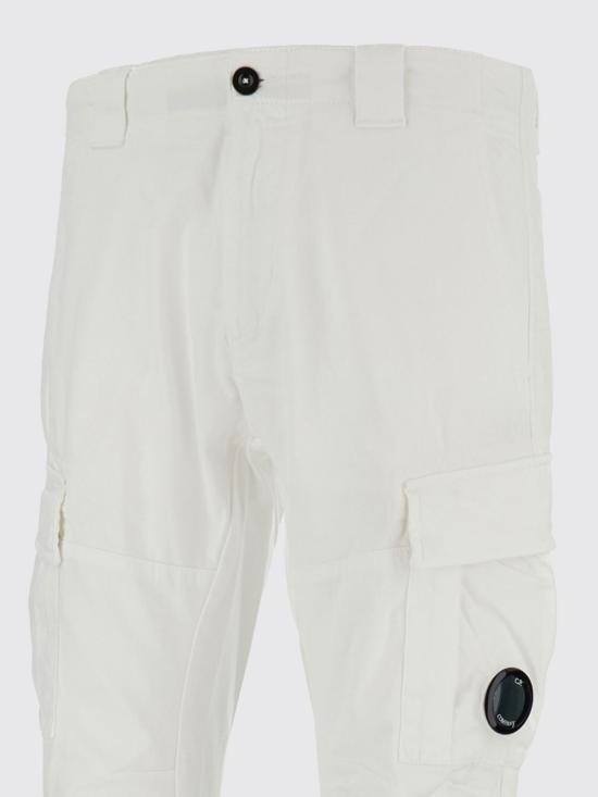 26SS 씨피 컴퍼니 스트레치 새틴 카고 팬츠 RSCMPA743A005694G 103 White - C.P. COMPANY