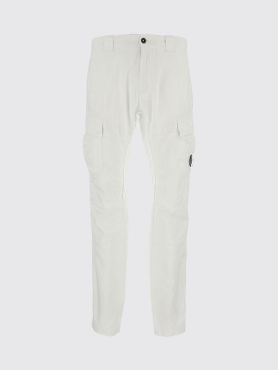 26SS 씨피 컴퍼니 스트레치 새틴 카고 팬츠 RSCMPA743A005694G 103 White - C.P. COMPANY