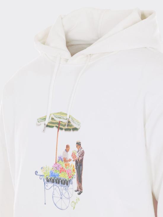 26SS 드롤드무슈 후드 티셔츠 HO206CO127 OW White - DROLE DE MONSIEUR