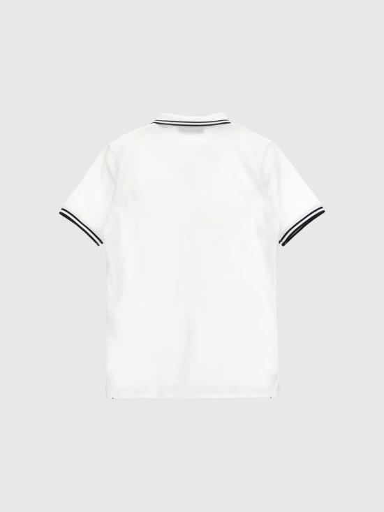 26SS [키즈] 스톤 아일랜드 폴로 셔츠 2200001S0018 V1001 White - STONE ISLAND