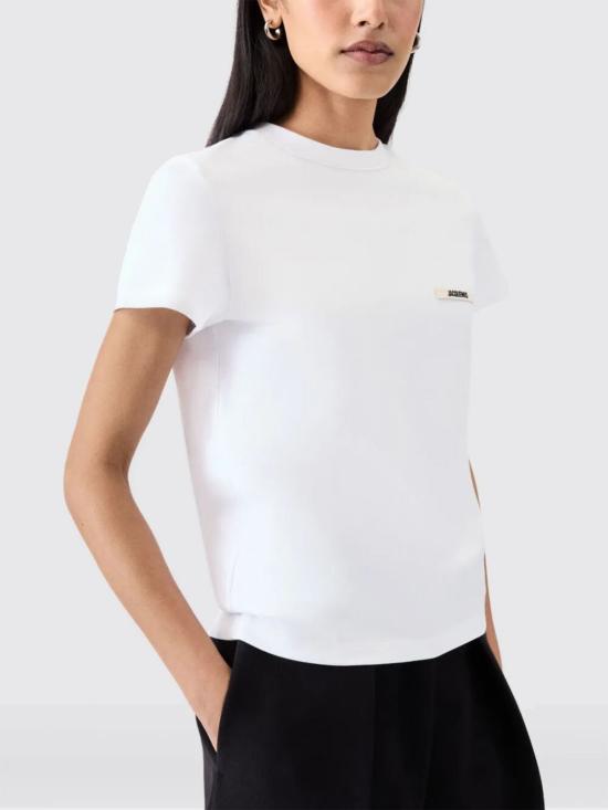 26SS 자크뮈스 반팔 티셔츠 25HTSW00550AJ00029 100 White - JACQUEMUS