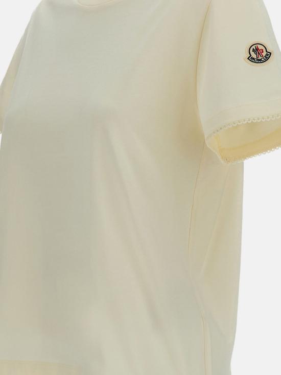 26SS 몽클레어 반팔 티셔츠 L10938C0002789AUO 034 White - MONCLER