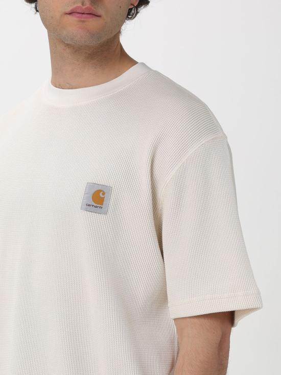 26SS 칼하트 WIP 숏슬리브 넬슨 와플 티셔츠 I036185 05GD Beige - CARHARTT WIP