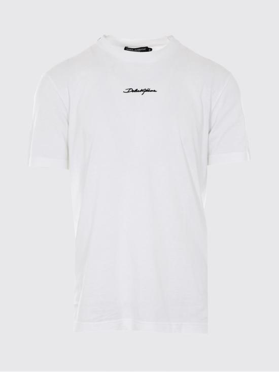 26SS 돌체앤가바나 반팔 티셔츠 G8RN8ZG7P0C W0111 White - DOLCE & GABBANA