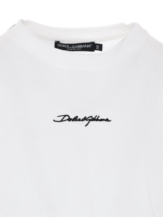 26SS 돌체앤가바나 반팔 티셔츠 G8RN8ZG7P0C W0111 White - DOLCE & GABBANA