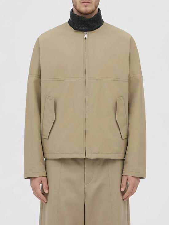 26SS 보테가베네타 컴팩트 코튼 자켓 852530V6KO0 2549 Sand