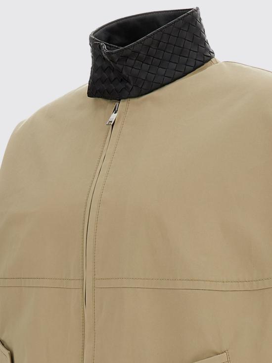 26SS 보테가베네타 컴팩트 코튼 자켓 852530V6KO0 2549 Sand - BOTTEGA VENETA