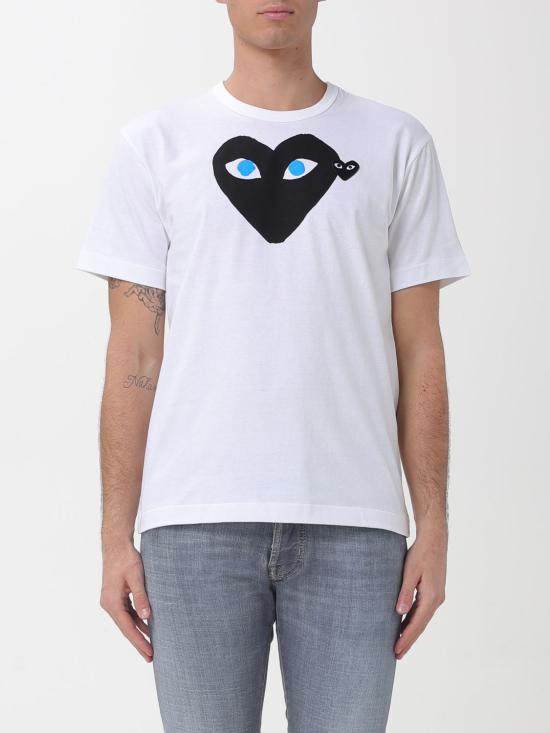 26SS 꼼데가르송 반팔 티셔츠 AXT088051 1 White