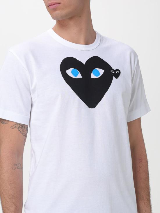 26SS 꼼데가르송 반팔 티셔츠 AXT088051 1 White - COMME DES GARCONS