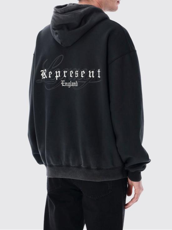 26SS 리프레젠트 긴팔 티셔츠 MLM100374 06 Black - REPRESENT