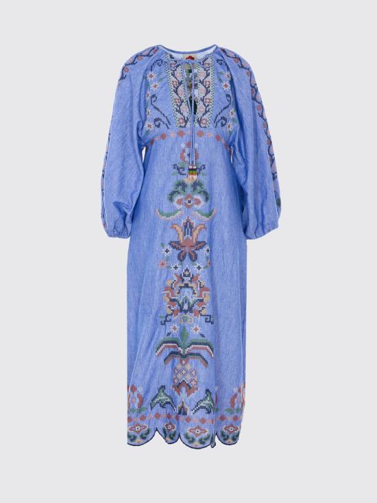 26SS 팜 리오 롱 원피스 349077 26051 Blue - FARM RIO