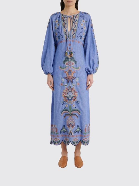 26SS 팜 리오 롱 원피스 349077 26051 Blue