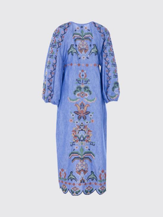 26SS 팜 리오 롱 원피스 349077 26051 Blue - FARM RIO