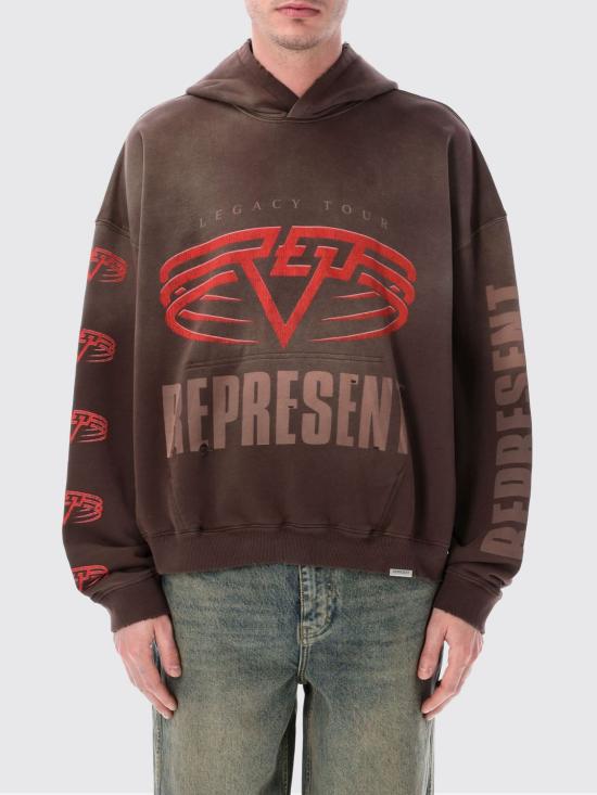 26SS 리프레젠트 후드 티셔츠 MLM100366 17 Black